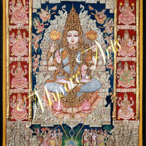 Ashta Lakshmi - Mysore Traditional Painting