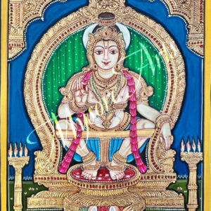 Ayyappa Swami - Mysore Traditional Painting